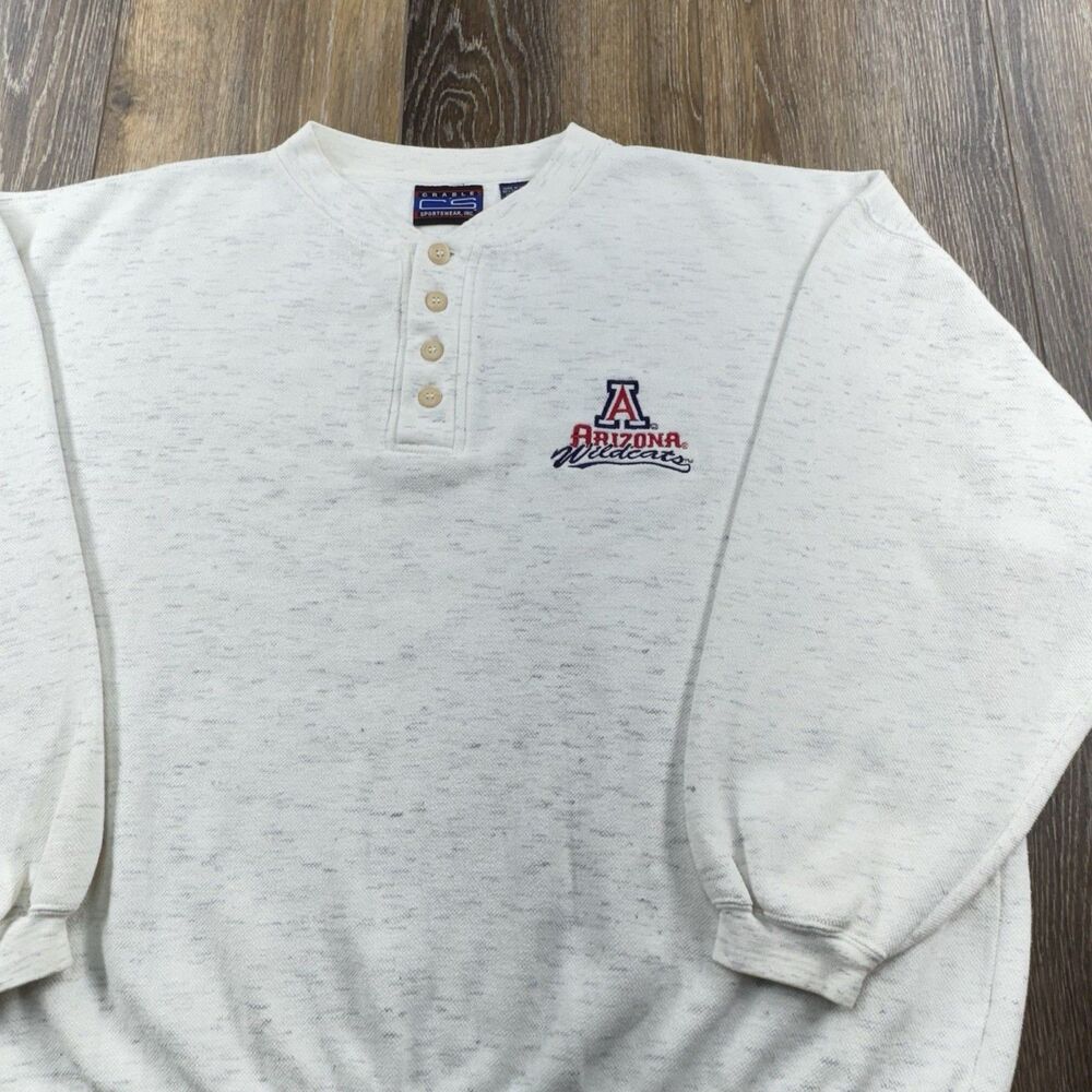 Vintage Arizona Wildcats Sweatshirt Mens XL Heather Gray University 90s Sweater